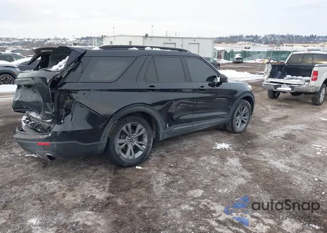 2021 Ford Explorer Xlt из США, поврежденный, VIN 1FMSK8DH9MGA91344